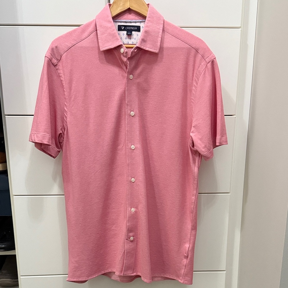 Daniel Cremieux Men's Casual Pink Button Down Shirt